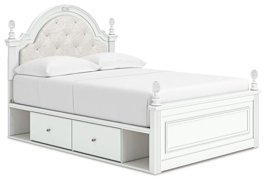 Kozlani - Upholstered Panel Storage Bed by Ashley – Storage Beds