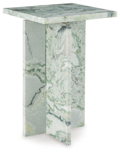 Deaconwell - Accent Table - White / Green by Ashley – Accent Tables