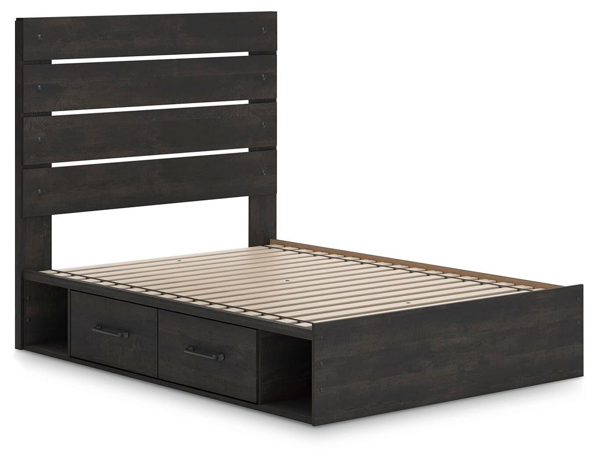 Hollivern - Panel Bed With Storage by Ashley – view 4