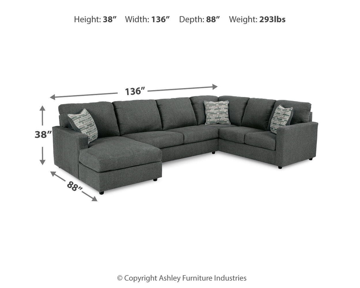 Edenfield - 3 Piece Sectional by Ashley – view 7
