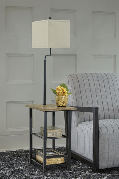 Shianne - Metal Tray Lamp  - Black by Ashley – view 3