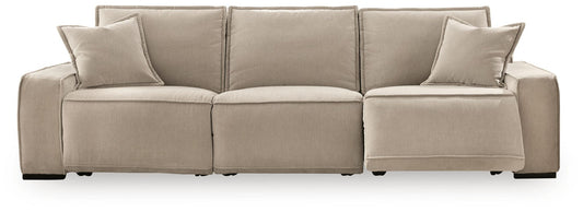 Carceri - 3-Piece Power Sectional Reclining Sofa With Armless Power Recliner - Cashmere – view 2