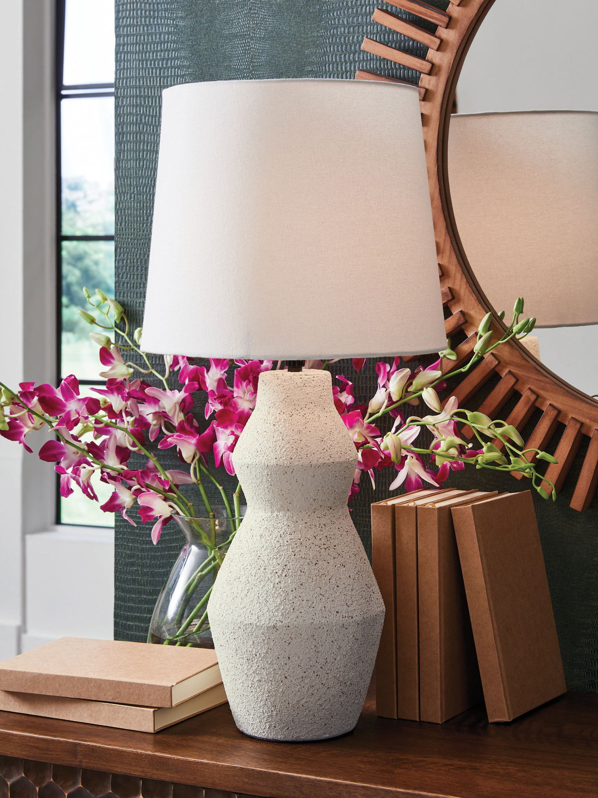 Dawthorne - Paper Table Lamp - Cream by Ashley – view 3