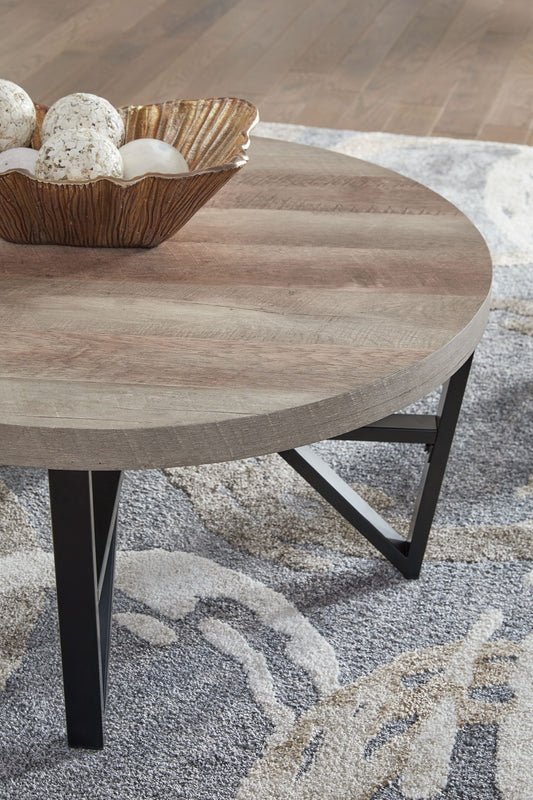 Deanlee - Occasional Table Set (Set of 3) - Grayish Brown / Black by Ashley – view 2