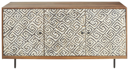 Kerrings - Accent Cabinet - Brown / Black / White by Ashley – view 2