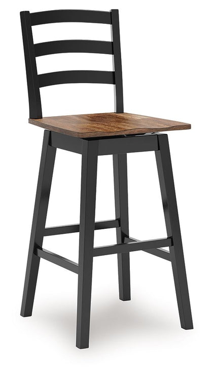 Wildenauer - Swivel Stool (Set of 2) by Ashley – view 2