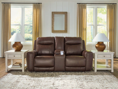 Gravier - Power Reclining Loveseat With Console / Adjustable Headrest - Cordova – view 2