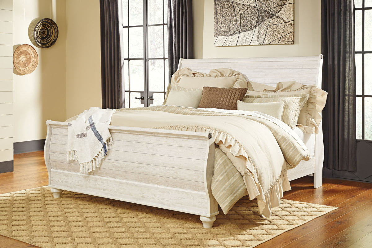 Willowton - Sleigh Bed by Ashley – view 2