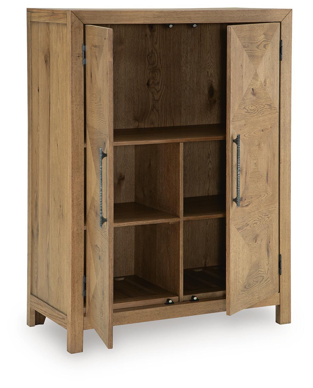 Clayburns - Bar Cabinet - Light Brown by Ashley – view 3