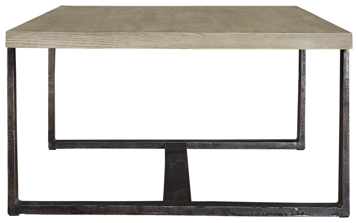 Dalenville - Rectangular Cocktail Table - Gray by Ashley – view 2