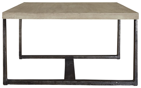 Dalenville - Rectangular Cocktail Table - Gray by Ashley – view 2