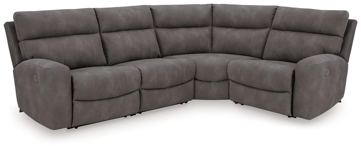 Next-Gen Durapella - 4 Piece Reclining Sectional by Ashley – Reclining Sectionals