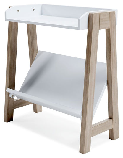 Blariden - Small Bookcase - White / Tan by Ashley – view 2