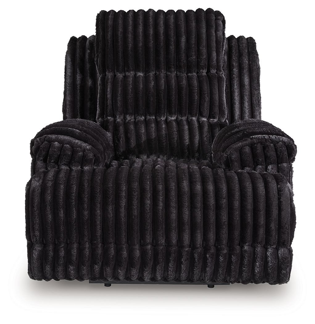 Rhine Falls - Zero Wall Power Recliner - Onyx by Ashley – view 3