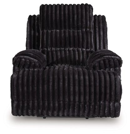 Rhine Falls - Zero Wall Power Recliner - Onyx by Ashley – view 3