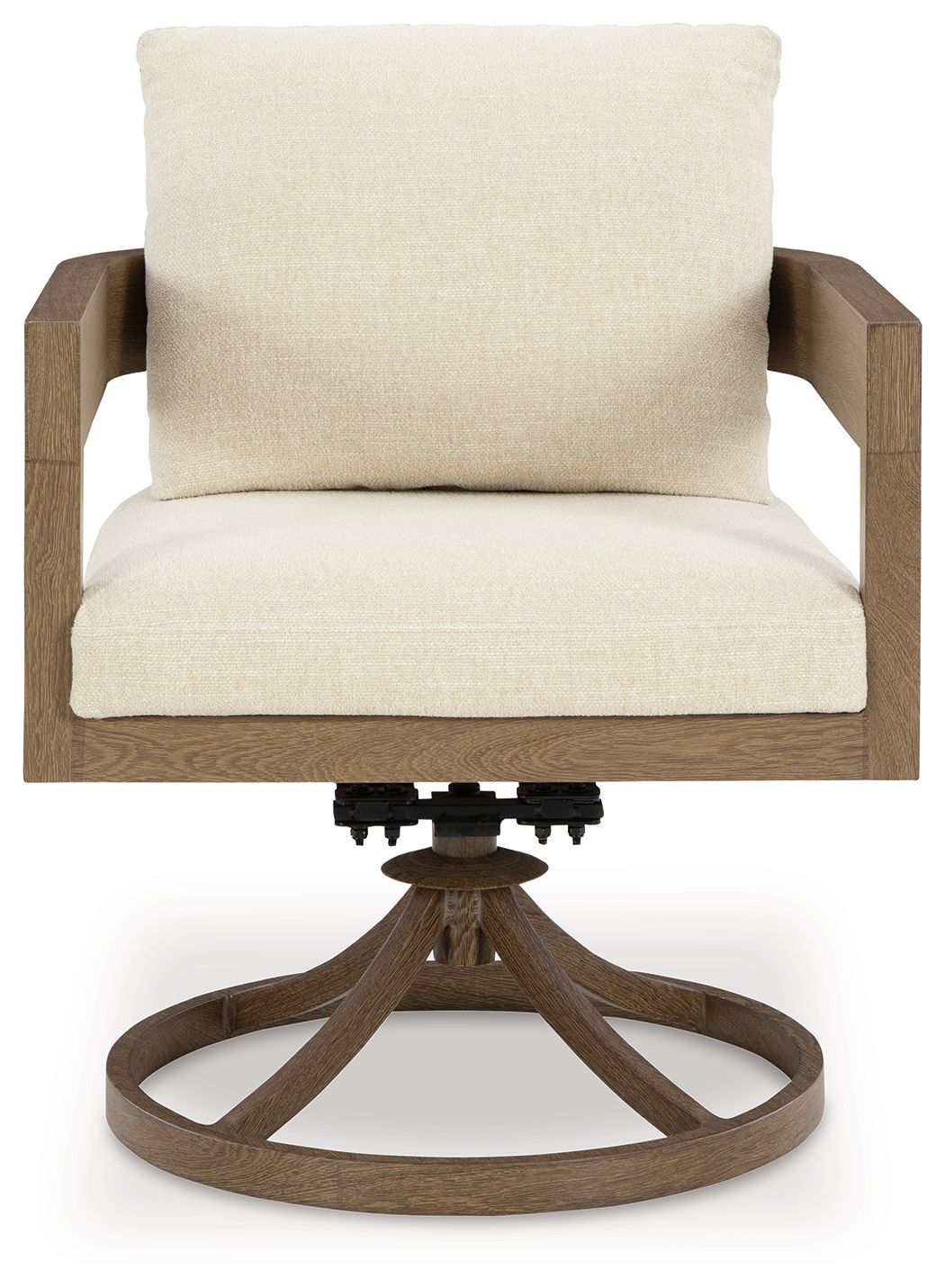 Serene Bay - Swivel Chair With Cushion (Set of 2) - Dark Brown / White by Ashley – view 3