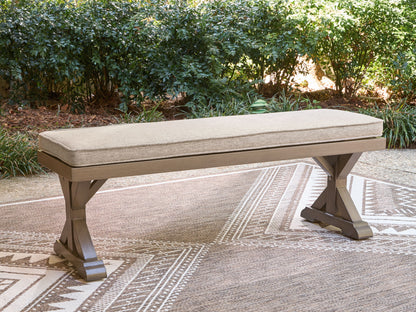 Laguna Heights - Bench With Cushion - Beige by Ashley – view 2
