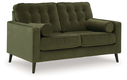 Reveon Lakes - Loveseat - Olive by Ashley – Stationary Loveseats