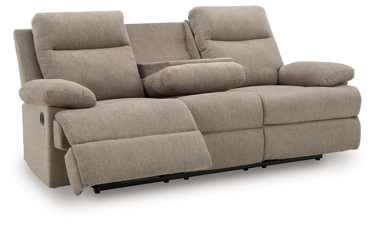 Side-Swipe - Reclining Sofa With Drop Down Table by Ashley – view 3