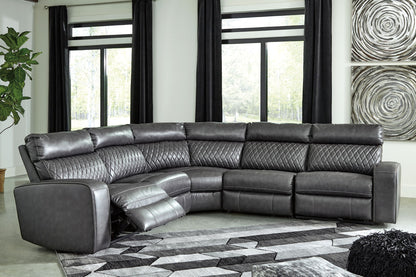 Samperstone - Power Reclining Sectional by Ashley – view 8