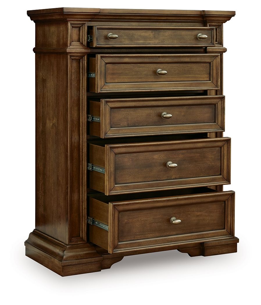 Frantanna - Five Drawer Chest - Brown by Ashley – view 2