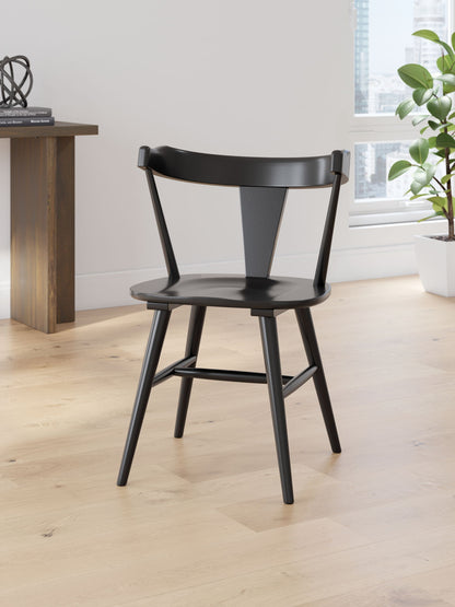 Gretlynn - Dining Room Side Chair (Set of 2) - Black by Ashley – view 2