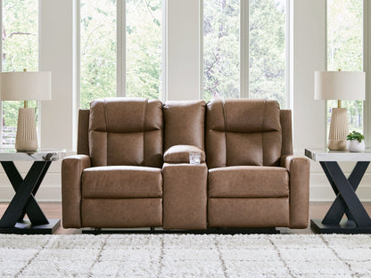 Mackmenville - Double Reclining Loveseat With Console – view 6