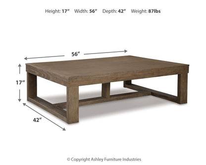 Cariton - Rectangular Cocktail Table - Gray by Ashley – view 3