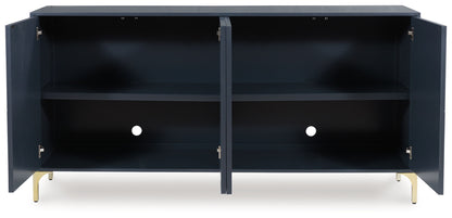 Loirwick - Accent Cabinet - Dark Blue by Ashley – view 2