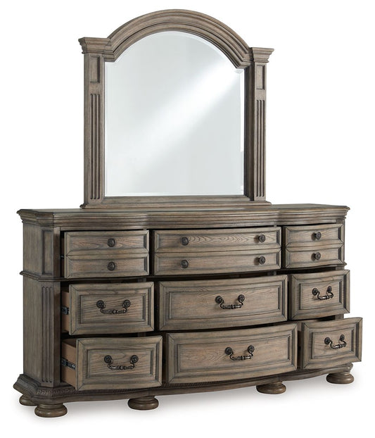 Ardenfield - Dresser And Mirror - Light Brown by Ashley – view 2