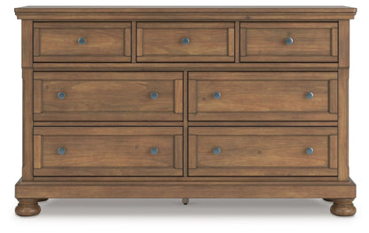 Feddinger - Dresser - Medium Brown by Ashley – view 2