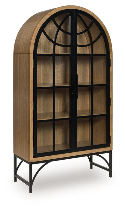 Gwenwich - Accent Cabinet - Natural / Black by Ashley – Accent Cabinets