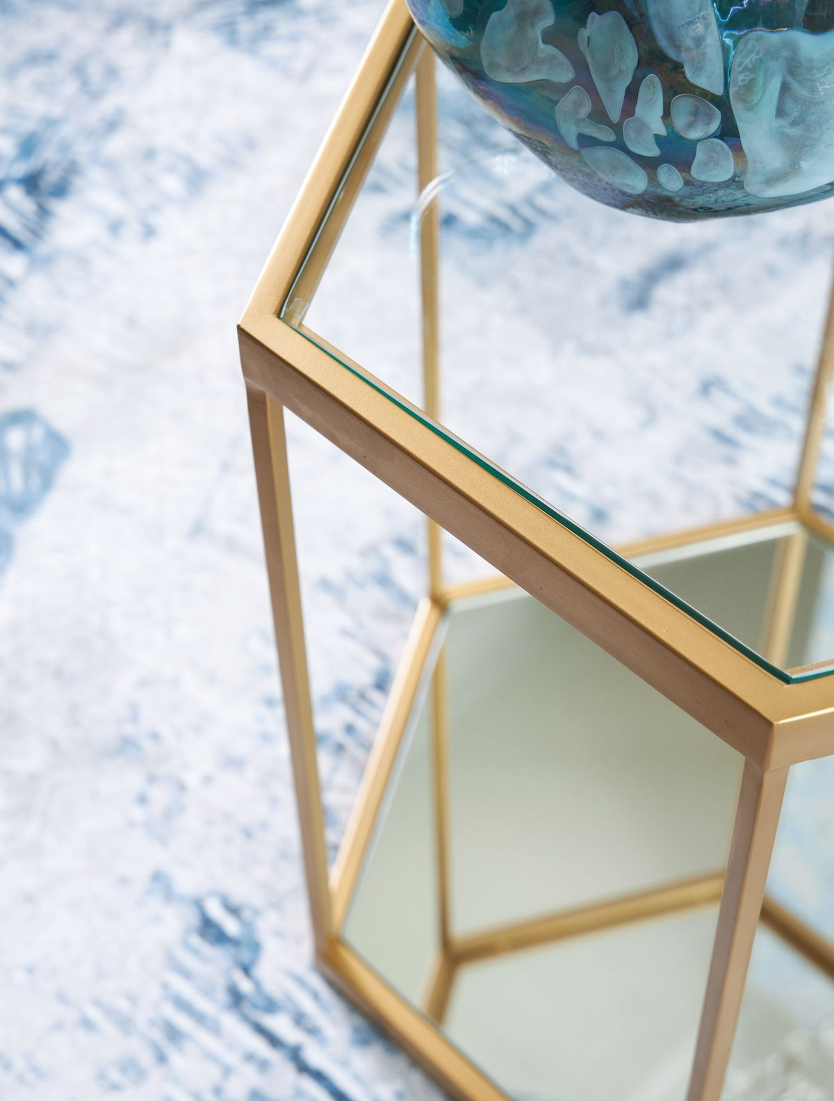 Veerwick - Accent Cocktail Table - Gold Finish by Ashley – view 4