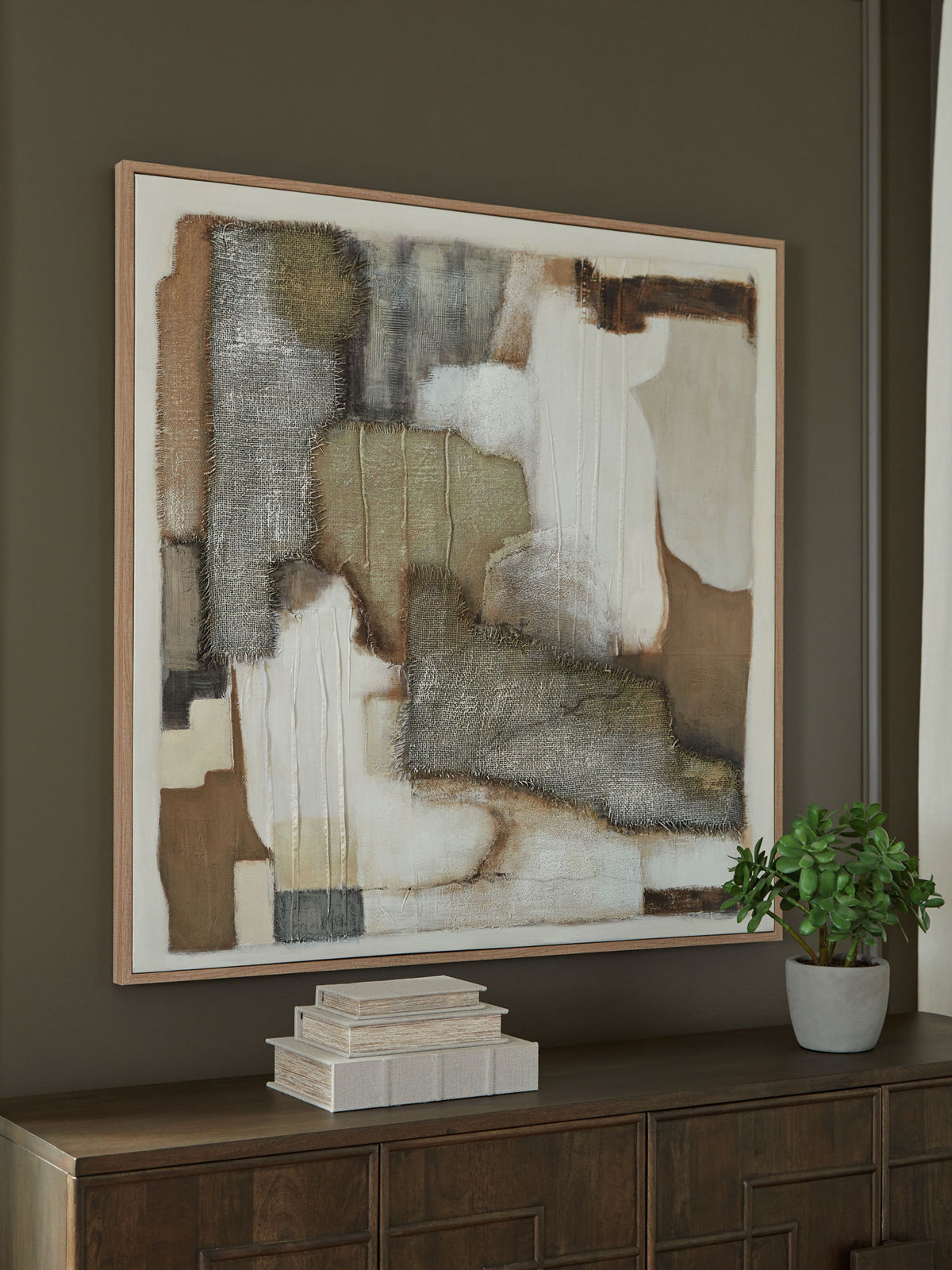Wylander - Wall Art - Tan / Brown / Gray by Ashley – view 3