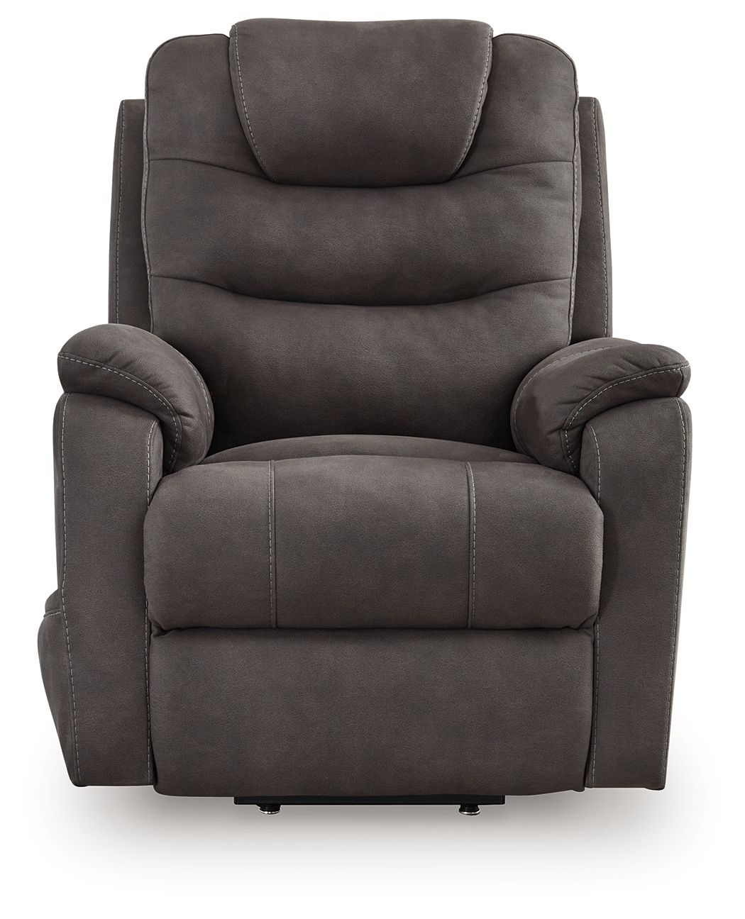Snowfield - Power Lift Recliner - Gunmetal by Ashley – view 2