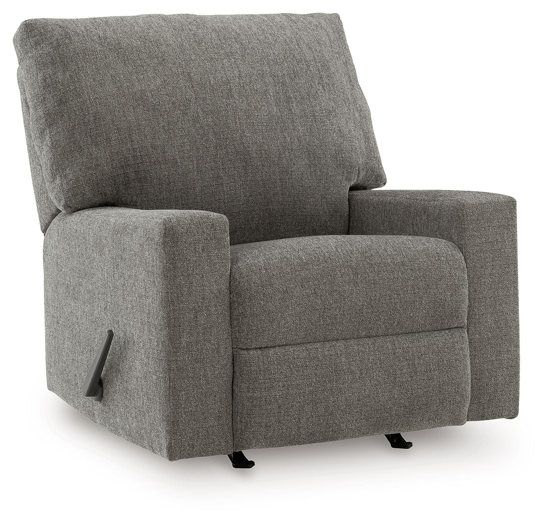 Clarington - Rocker Recliner - Greystone by Ashley – Rocker Chairs