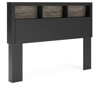 Broachmyn - Lighted Bookcase Headboard by Ashley – Bookcase Headboards