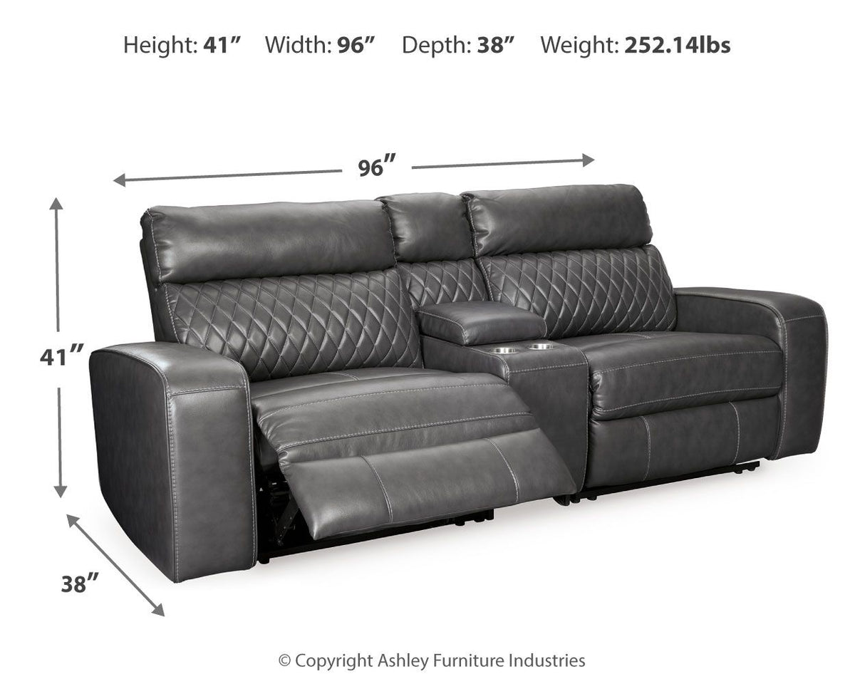 Samperstone - Power Reclining Sectional by Ashley – view 9