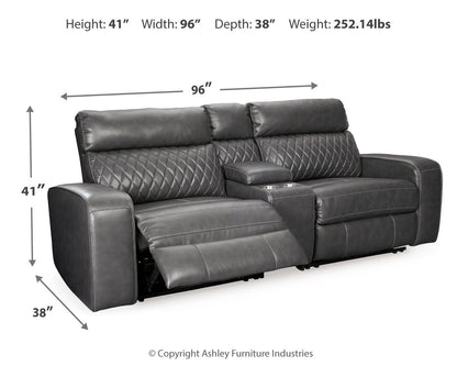 Samperstone - Power Reclining Sectional by Ashley – view 9