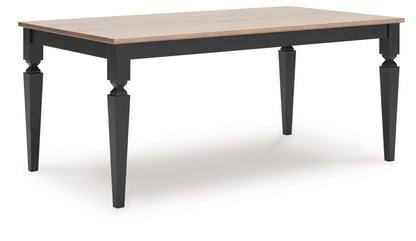 Brenkerton - Rectangular Dining Room Table - Grayish Brown / Black by Ashley – view 3