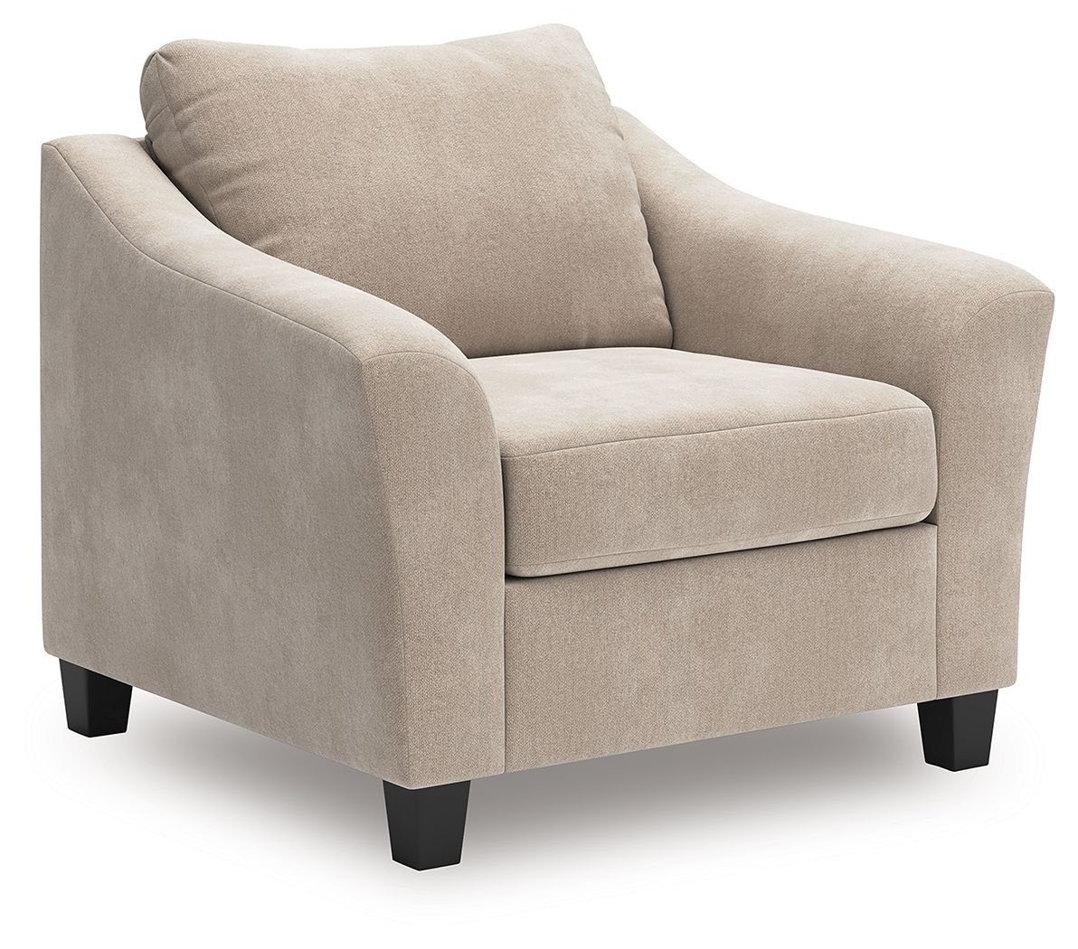 Willarae - Chair And A Half - Taupe – Arm Chairs