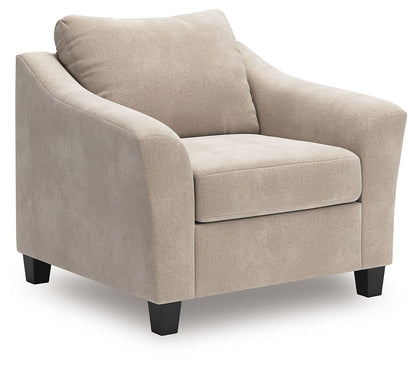 Willarae - Chair And A Half - Taupe – Arm Chairs
