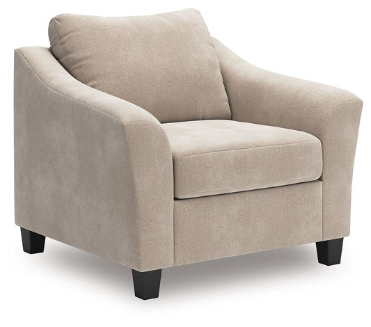 Willarae - Chair And A Half - Taupe – Arm Chairs