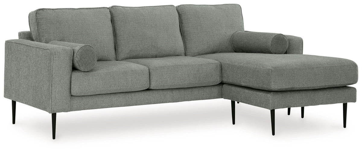 Hazela - Sofa Chaise - Charcoal by Ashley – view 2
