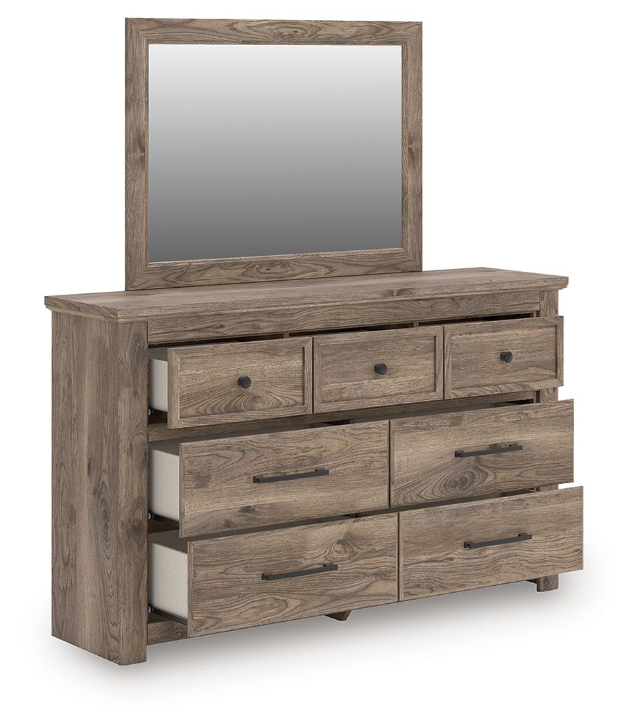 Rusticott - Seven Drawer Dresser by Ashley – view 3