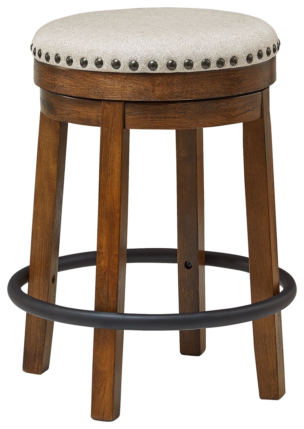 Valebeck - Upholstered Swivel Stool by Ashley – Counter Height (24"-27")