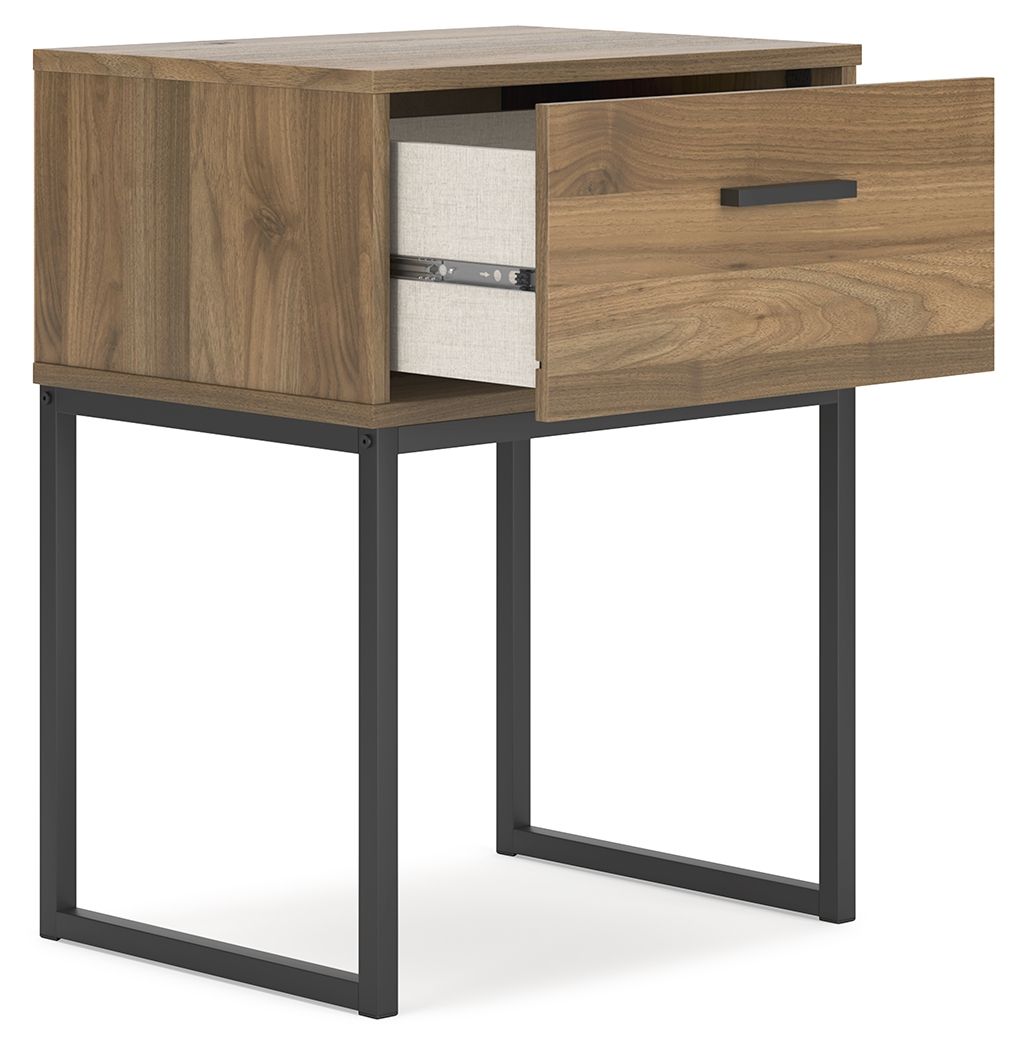 Deanlow - One Drawer Night Stand - Honey by Ashley – view 3