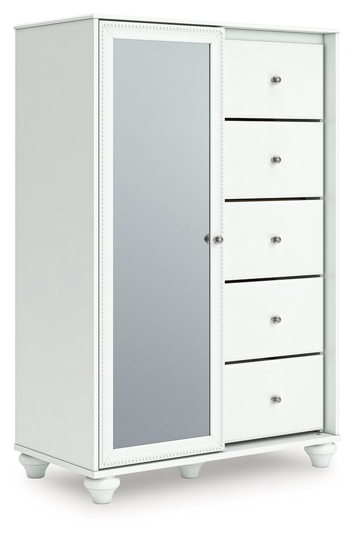 Kozlani - Dressing Chest - White by Ashley – Accent Chests