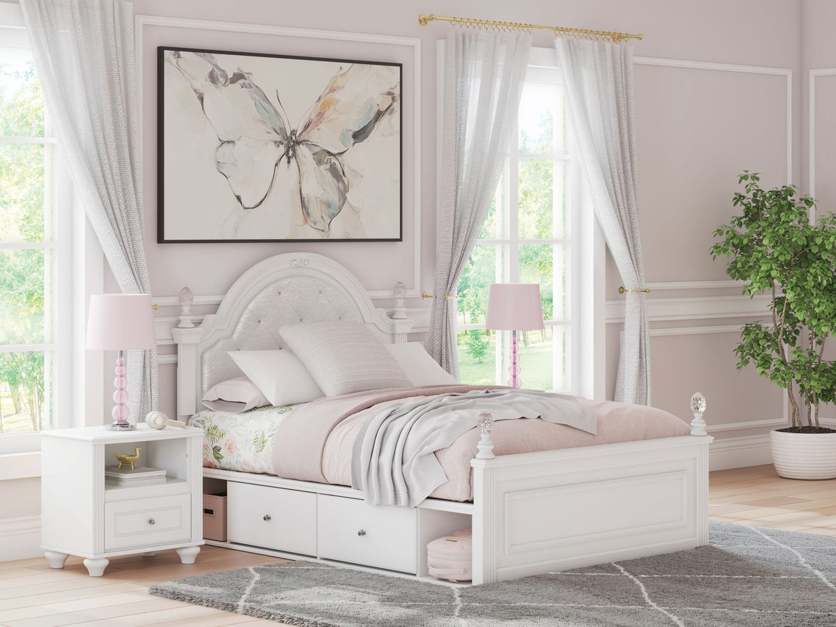 Kozlani - Upholstered Panel Storage Bed by Ashley – view 3