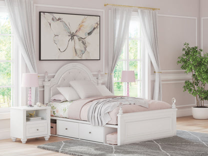 Kozlani - Upholstered Panel Storage Bed by Ashley – view 3